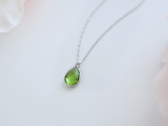 Sterling Silver Opal April Showers Teardrop Pendant Necklace by Alamea Sterling Silver Opal April Showers Teardrop Pendant Necklace by Alamea
