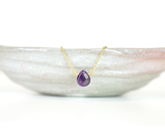 Amethyst Necklace Amethyst Jewelry Amethyst Pendant Necklace for Women Gift For Her
