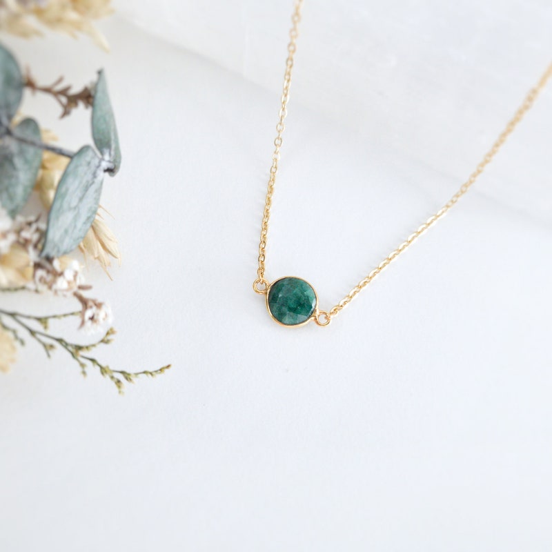 Amalfi Floral Choker, Emerald main image 0