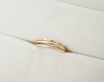 Gold Rings for Women Stackable Rings Dainty Gold Ring Gold Filled Ring Simple Gold Ring Gold Stacking Ring