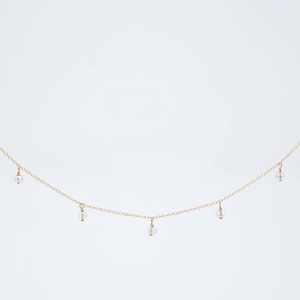 Crystal Choker Necklace Crystal Necklace Quartz Necklace Simple Necklace Minimalist Necklace
