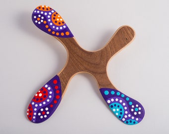 Tiwi 4 Sided Wooden Boomerang