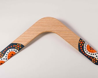 Traditioneller Bumerang mit Intarsien