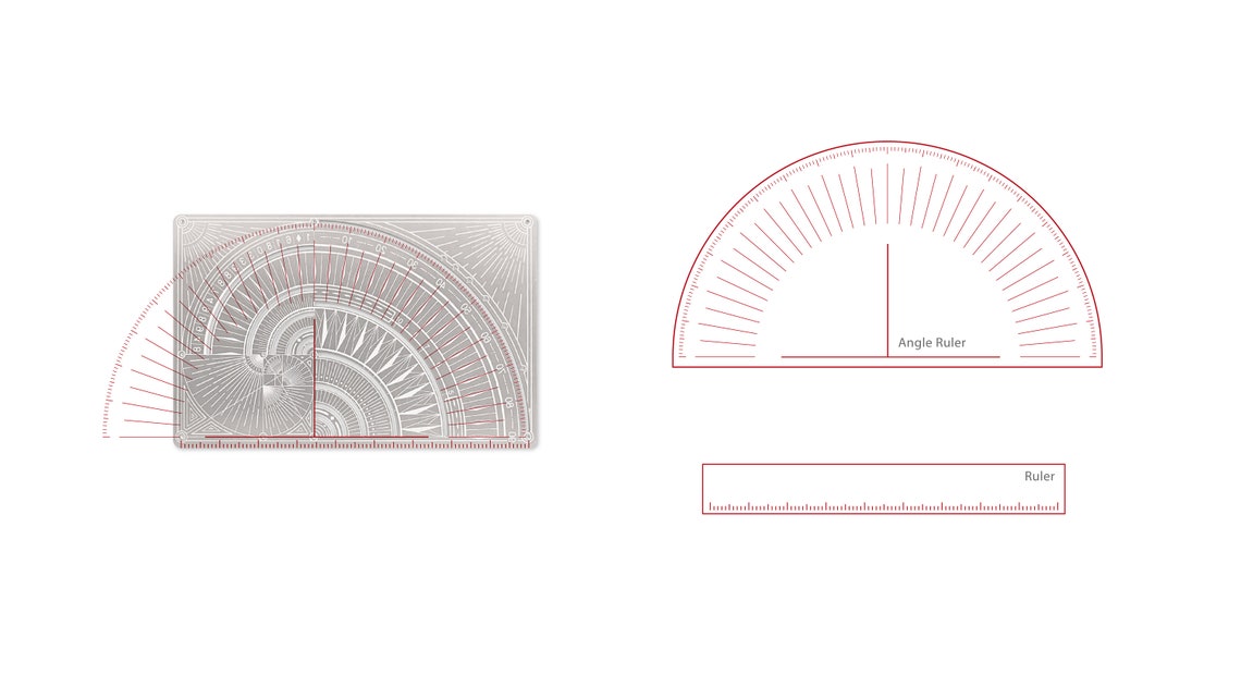 Artistry Edition Golden Ratio Ruler | Sketching Tool | DIY Craft ...