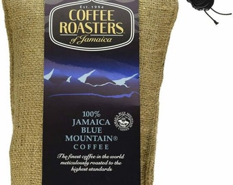 Coffee Roasters of Jamaica - 100% Jamaica Blue Mountain Whole Bean Coffee 16oz (FREE 2-DAY SHIPPING)