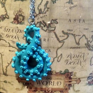 Tentacle Necklace, Octopus, Squid, Nautical, Chtulhu, Kraken Customs