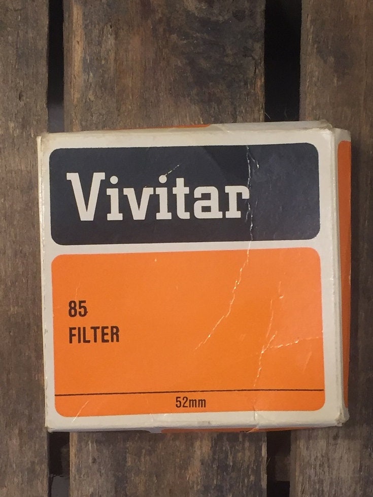 Vivitar 52mm No. 85 Camera Filter and 3 Close-up lenses in a | Etsy