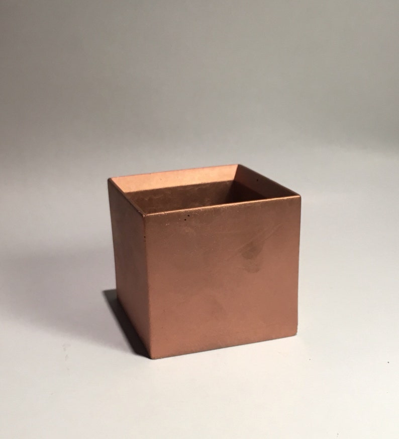 Copper Concrete Planter Home Decor Easter Cements Pots Pots for plants Planter For Succulents