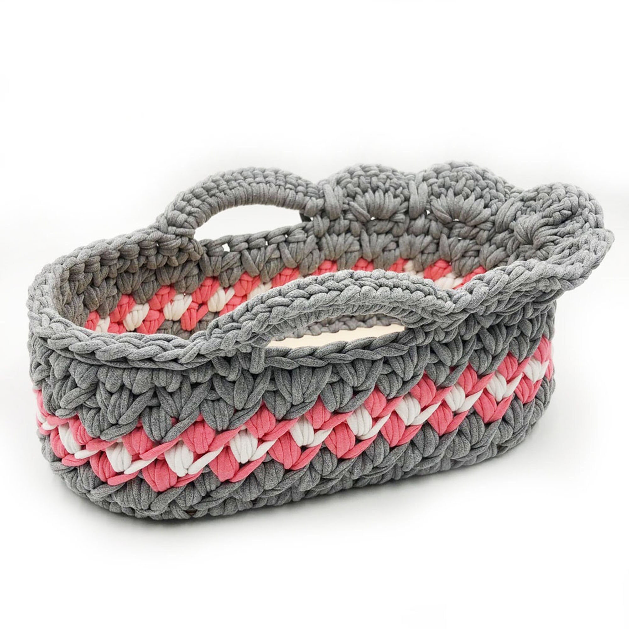 Handmade moses basket for dolls baby doll bed for 10 inch Etsy