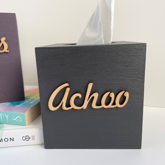 Tissue Box Cover, vierkante tissuedooshouder, acaciahout gezichtspapierhouder voor badkamer, slaapkamer, eettafel, kantoor (1 pak, 14,5 x 14,5 x 14,5 cm Tissue Box Cover, vierkante tissuedooshouder, acaciahout gezichtspapierhouder voor badkamer, slaapkamer, eettafel, kantoor (1 pak, 14,5 x 14,5 x 14,5 cm