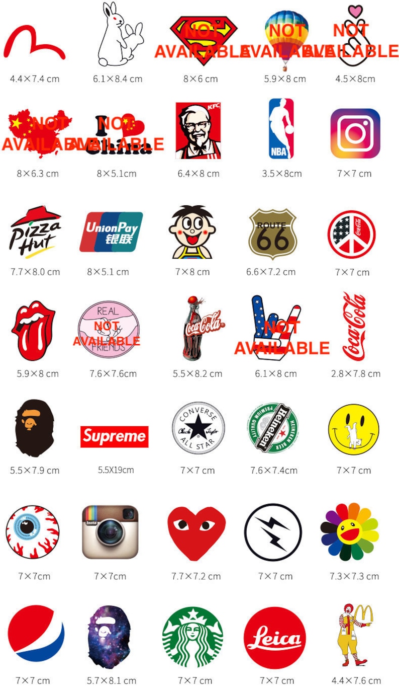 Dope Brands Sticker Pack Laptop Stickers Cool Stickers Wall Etsy