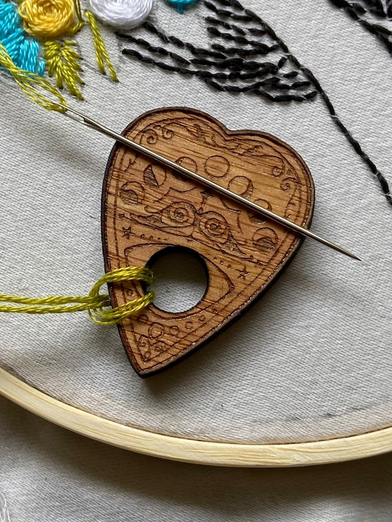 Magnetic Needle-minder Cross Stitch Needle Nanny Ouija Planchette Embroidery and Planner Accessory Needle Minder