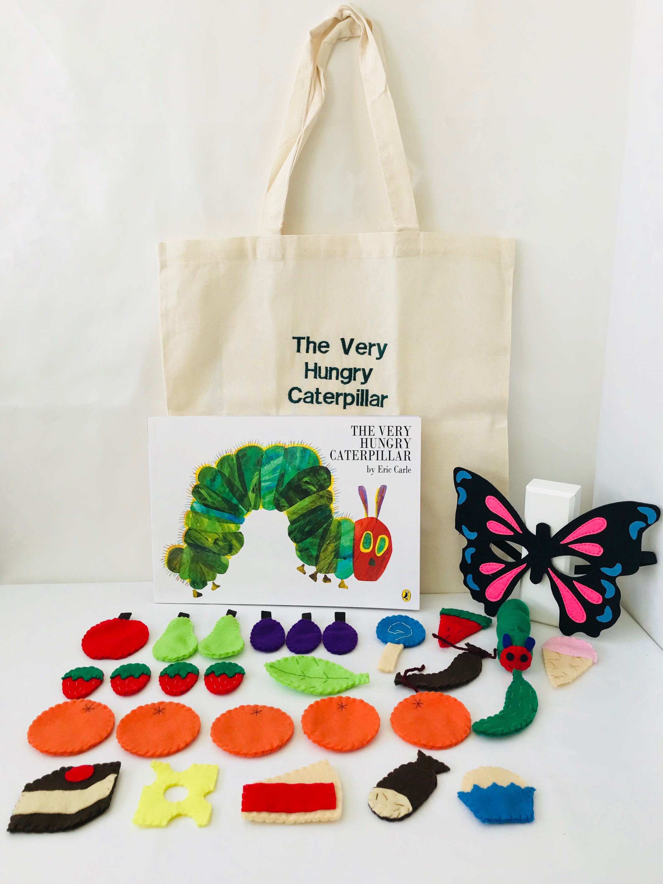 The Very Hungry Caterpillar Story Bag / Story Sack Etsy