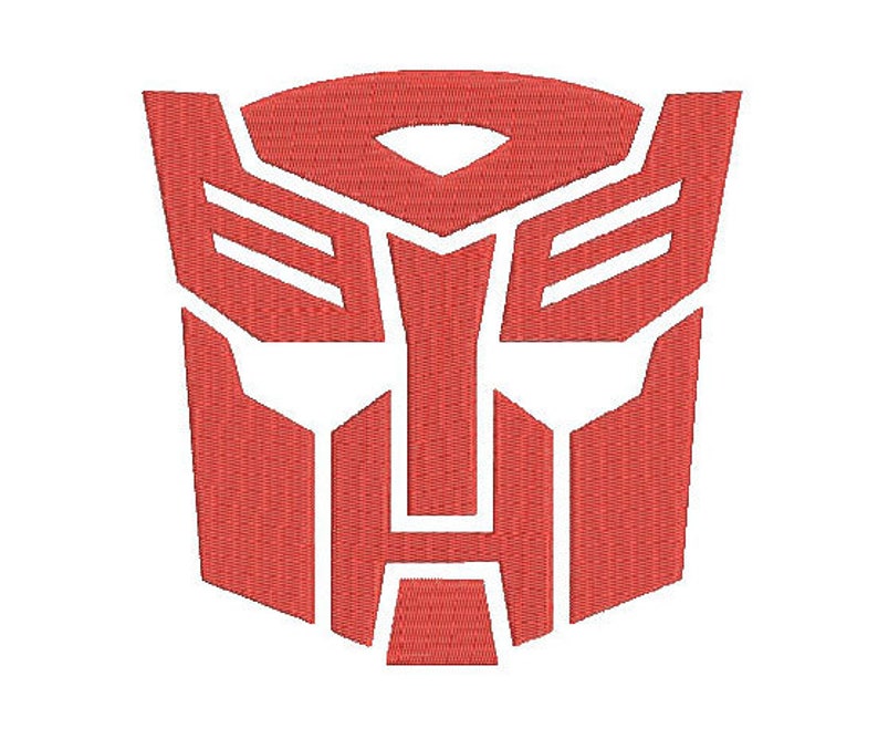 4 sizes Transformers Embroidery Design Transformers Mask Etsy
