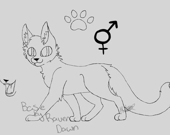 Warrior Cat character base
