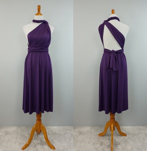 all purple dresses