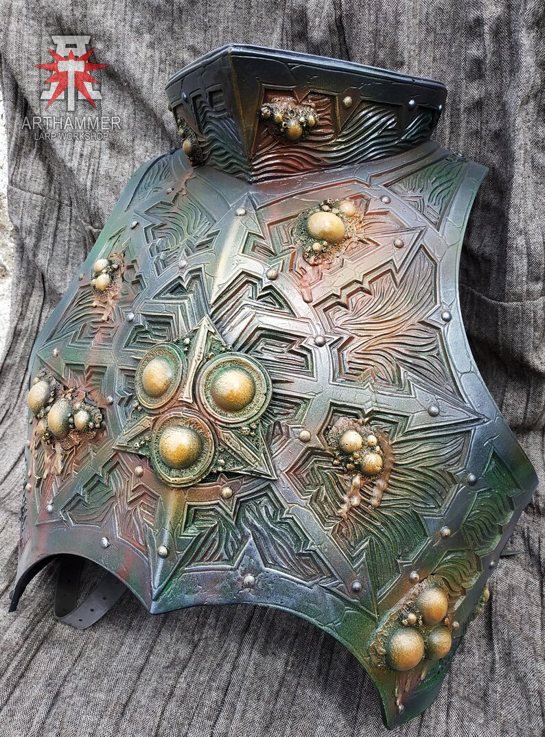Nurgle chaos armor set LARP and Cosplay armour Fantasy prop Etsy
