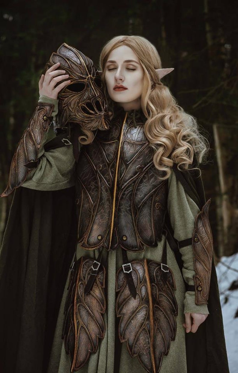 Elven Hip Armor LARP and Cosplay Armor Elf Warrior Greaves Etsy
