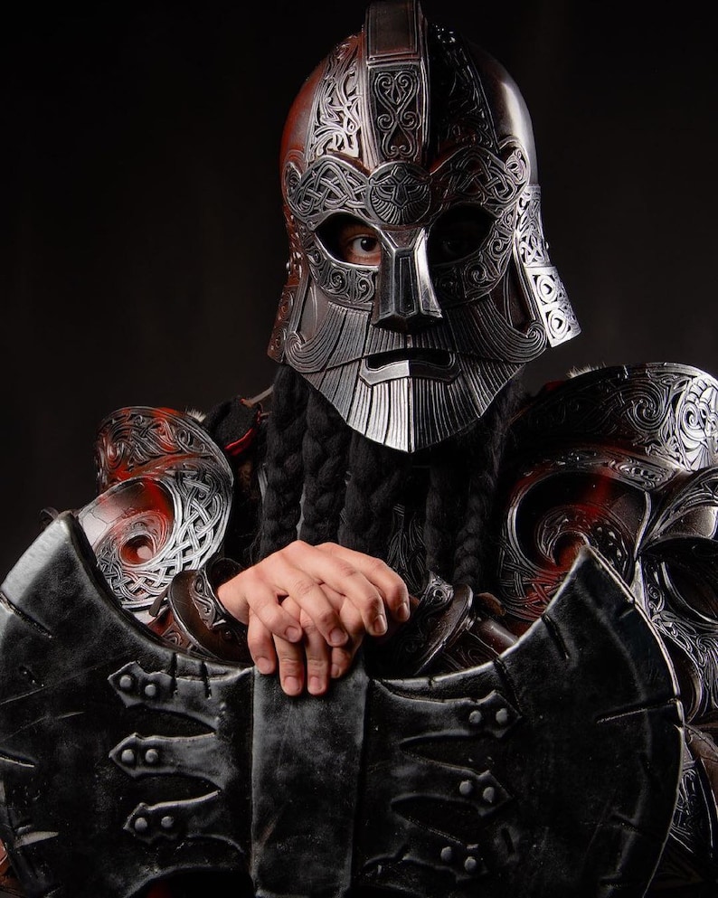 Dwarven Armor Set Fantasy LARP Armour Dwarf Cosplay Armor Etsy