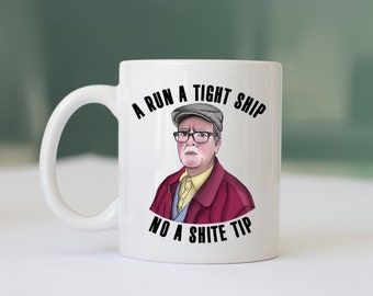 Still Game Mug / Winston Funny Still Game Regalo de Navidad / Taza de café de té / Papá Noel secreto escocés / Still Game Regalo de Navidad