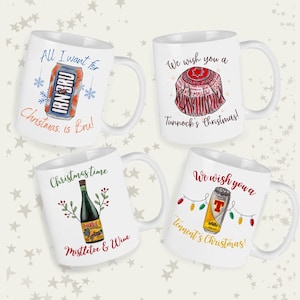 Buckfast julmugg / rolig Buckie-present / skotsk hemlig tomte / tepaus Buckfast-kopp / Buckie-julpresent / pappapresent bild 3
