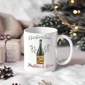 Buckfast julmugg / rolig Buckie-present / skotsk hemlig tomte / tepaus Buckfast-kopp / Buckie-julpresent / pappapresent bild 2