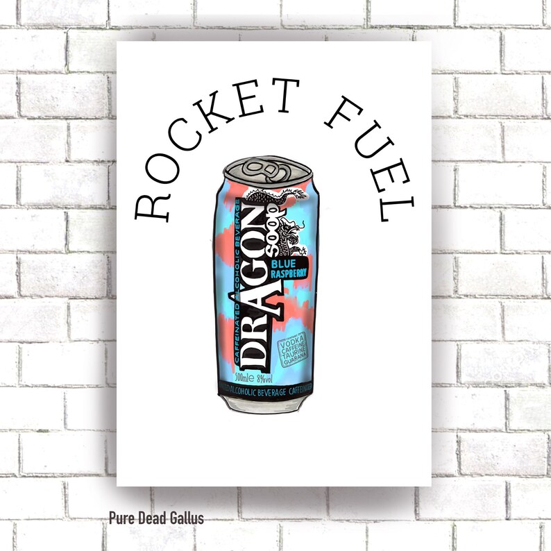 Dragon Soop Scottish Print / Scottish Patter Bevy / Dragon Etsy