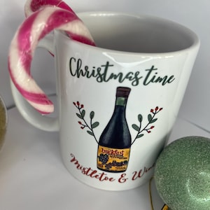 Buckfast julmugg / rolig Buckie-present / skotsk hemlig tomte / tepaus Buckfast-kopp / Buckie-julpresent / pappapresent bild 1