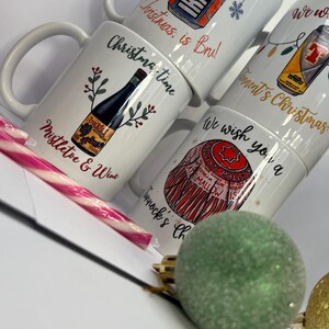 Buckfast julmugg / rolig Buckie-present / skotsk hemlig tomte / tepaus Buckfast-kopp / Buckie-julpresent / pappapresent bild 7