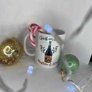 Buckfast julmugg / rolig Buckie-present / skotsk hemlig tomte / tepaus Buckfast-kopp / Buckie-julpresent / pappapresent bild 6