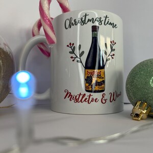 Buckfast julmugg / rolig Buckie-present / skotsk hemlig tomte / tepaus Buckfast-kopp / Buckie-julpresent / pappapresent bild 5