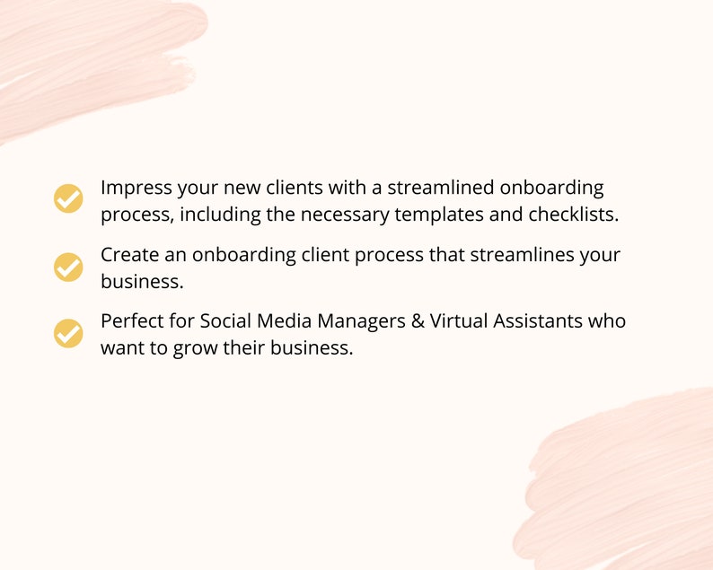 Freelance Social Media Manager Starter Kit modern Yellow Etsy