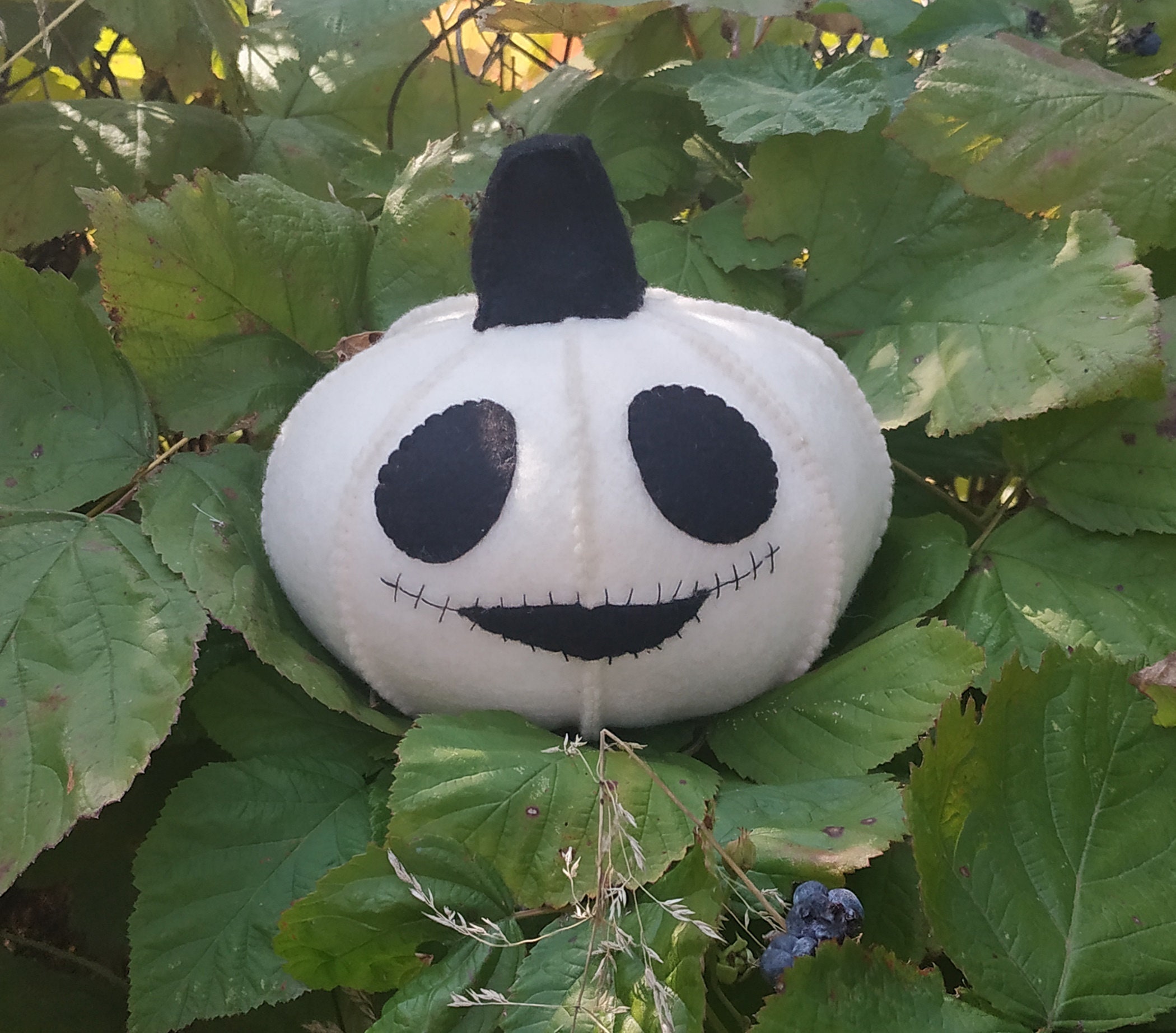 Halloween pumpkin pattern felt plush pumpkin PDF pattern Etsy