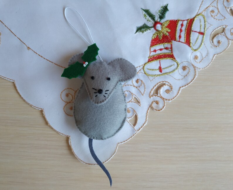 Felt mouse pattern Christmas home ornaments pattern Mouse Etsy