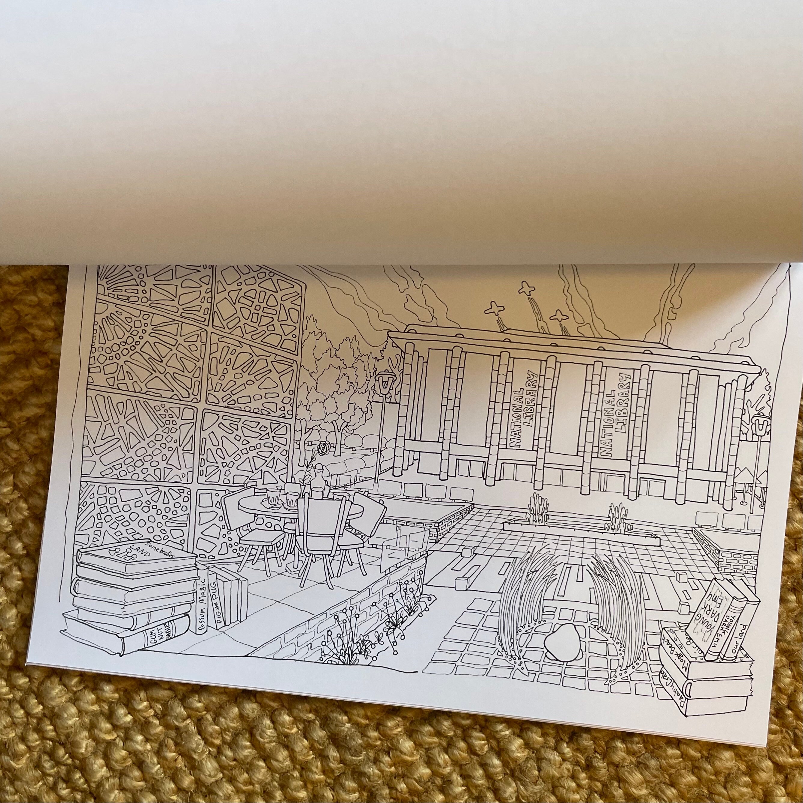 Colour the Capital, Canberra Colouring Book (pick Up) - Etsy Australia