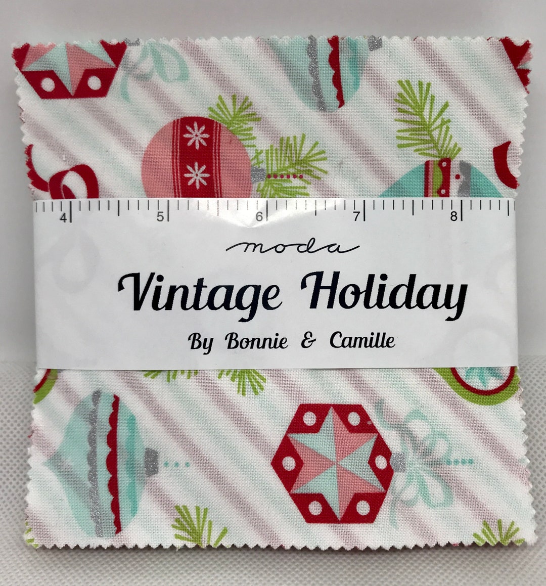 Moda Vintage Holiday Charm Pack Christmas Fabric Bonnie & Etsy