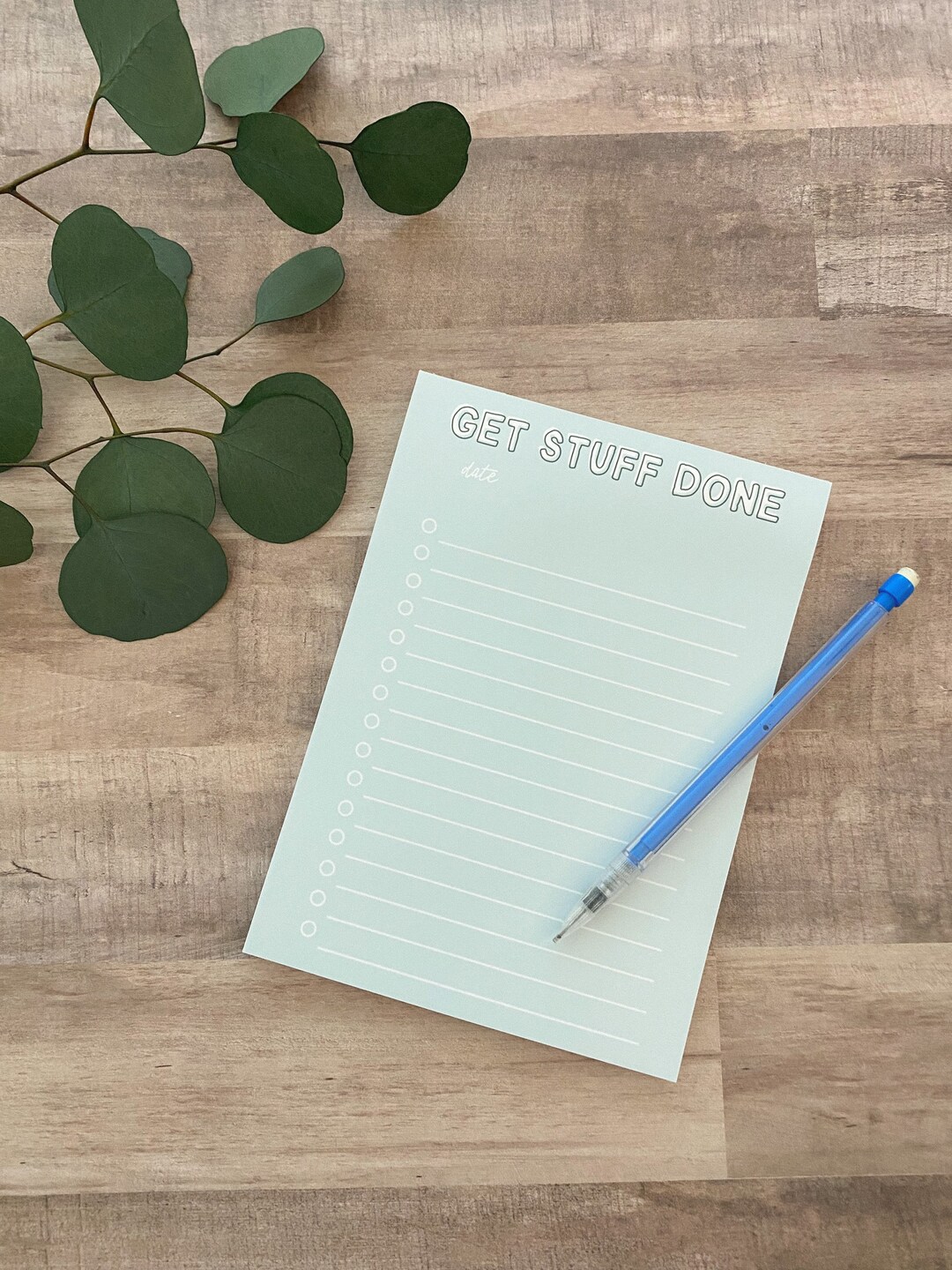 Get Stuff Done Notepad Aesthetic Notepad to Do List Notepad Etsy