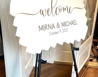 Acrylic Welcome Sign