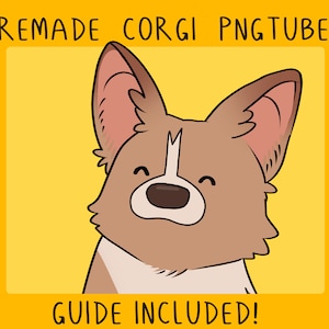 PNGtuber Model: Corgi || 5 Expressions | Livestreaming, Veadotube, Twitch, OBS, ETC!