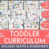 Toddler School Curriculum Bundle! 26 Weeks A to Z Letter of the Week ...