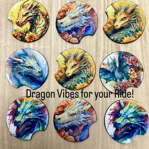 ドラゴンカーコースター | ファンタジーカップホルダーデコレーション | ドラゴン好きへの昇華ギフト