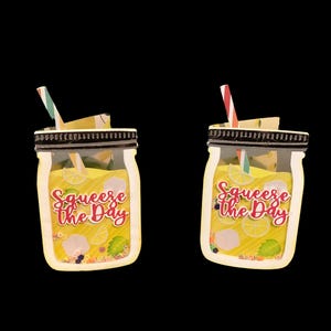 Limonadeshakerkaart – Handgemaakte zomerwenskaart met leuke confetti