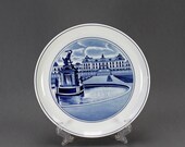 MEISSEN - Decorative Plate - Deitte Ausgabe Schlossteller Begrenste Auflage 1978 - Blue China - Hand Painted