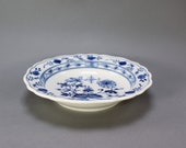 Meissen - Blue Onion - Rare Deep Plate - Excellent Condition - Blue Colors - 1930 39 s - Vintage Porcelain Store