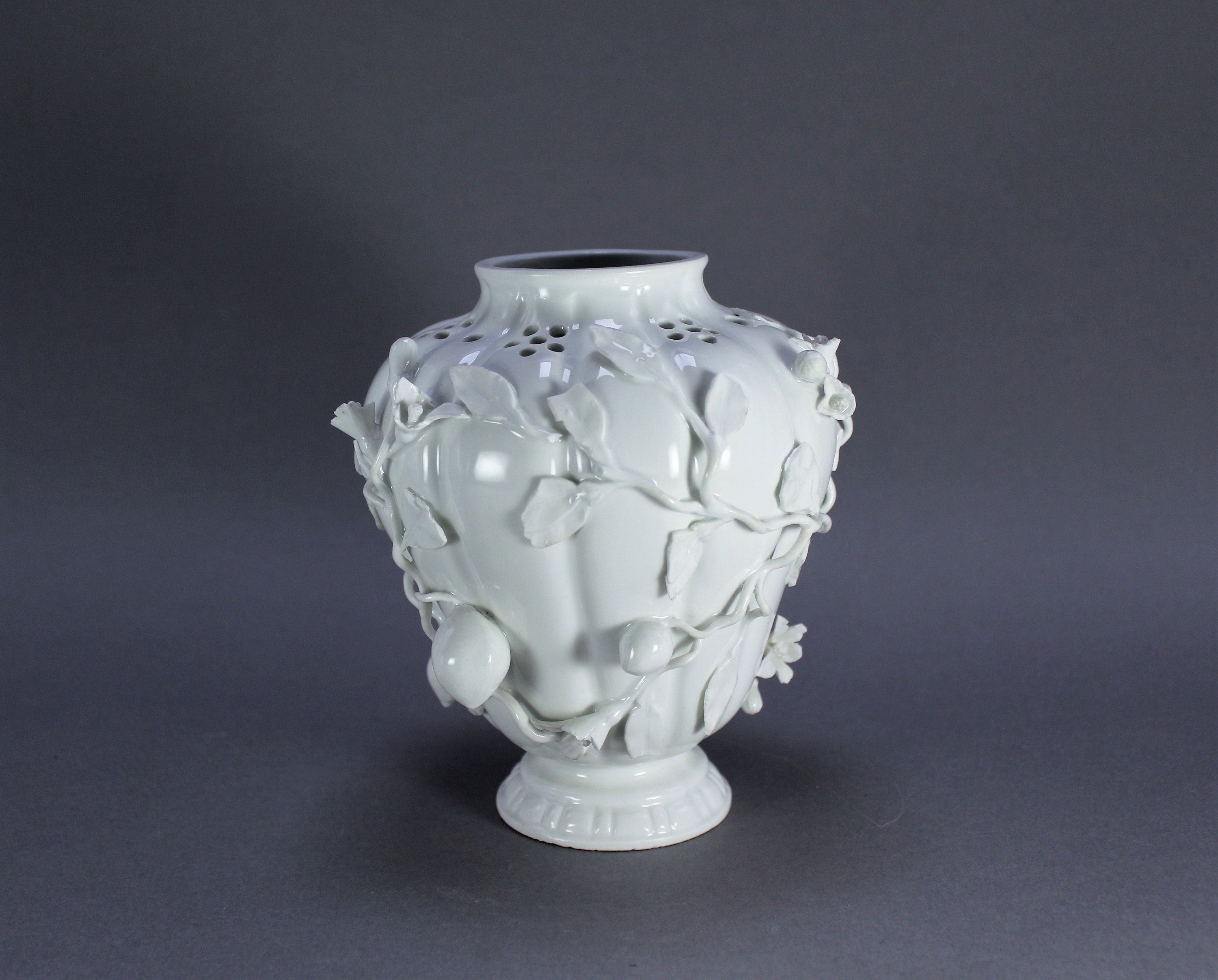 Early Meissen 18th C. Antique White Vase / 1760's Etsy