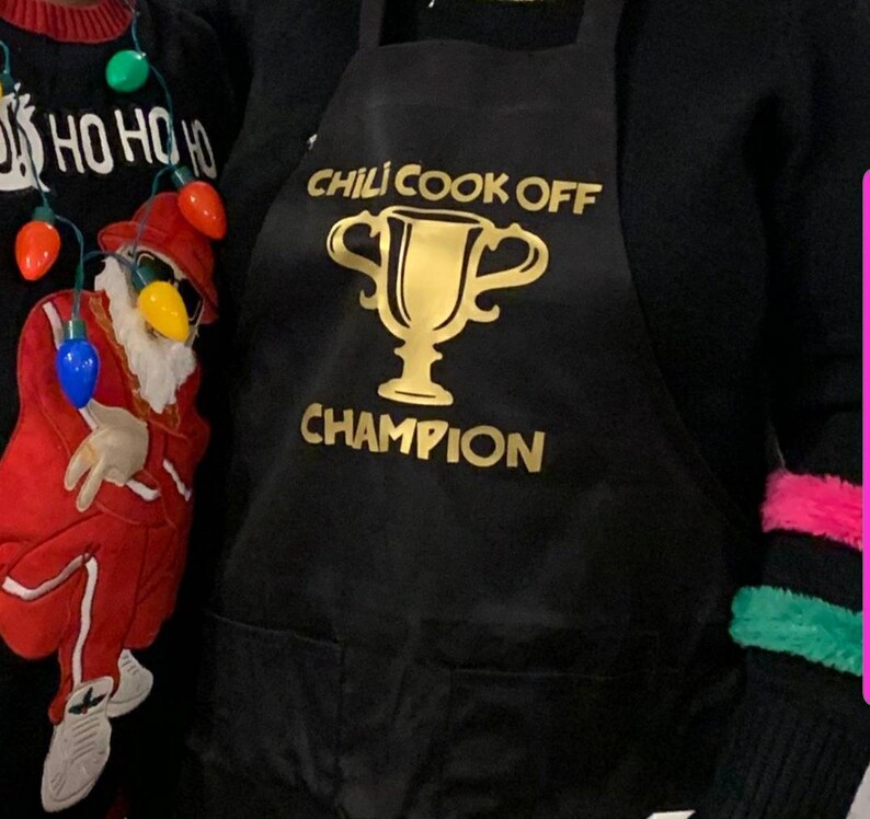 Gift Aprons Grilling Apron Chef Apron Gift Apron Cook Apron Chili Cook Off Champion Apron Cook Off Apron Gift For Dad Aprons