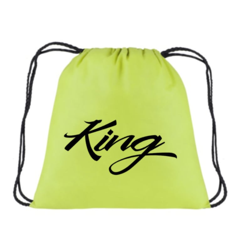 Draw String bag Drawstring Backpack Vacation Bookbag King Back pack Beach Bag Funny Drawstring Bookbag Birthday Bookbag