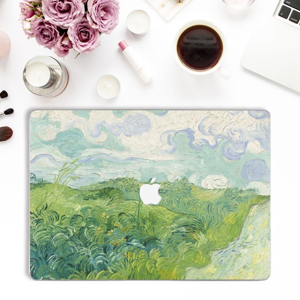 Van Gogh Macbook case Floral Macbook Pro 13 16 15 inch Air 13 2020 Art Macbook 12 Vintage Painting Painted Nature Landscape Aesthetic case