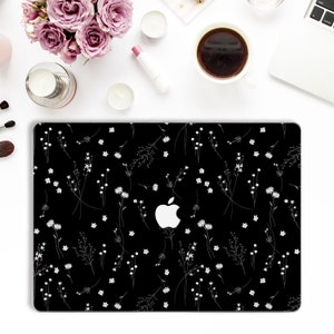 Floral MacBook case Simple MacBook Pro 13 16 15 inch Air 13 Flowers MacBook 12 Cute Plants Nature Minimalist Aesthetic Minimal Dandelion image 1