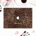 Aesthetic Macbook case Custom Macbook Pro 13 Air 13 15 M2 M3 M4 Pro 14 16 Dark leopard Personalized name Girly luxury pattern Unique case product logo
